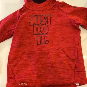 Nike boys hooded sweatshirt